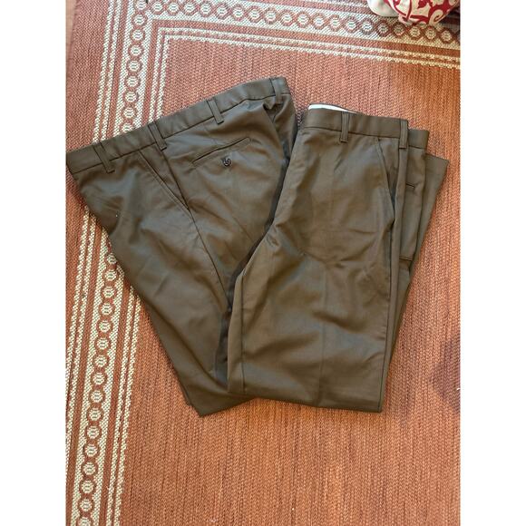 Lot of 2 UPS WearGuard Delivery Brown Uniform Pants Men’s Size 38/34 - Picture 1 of 2